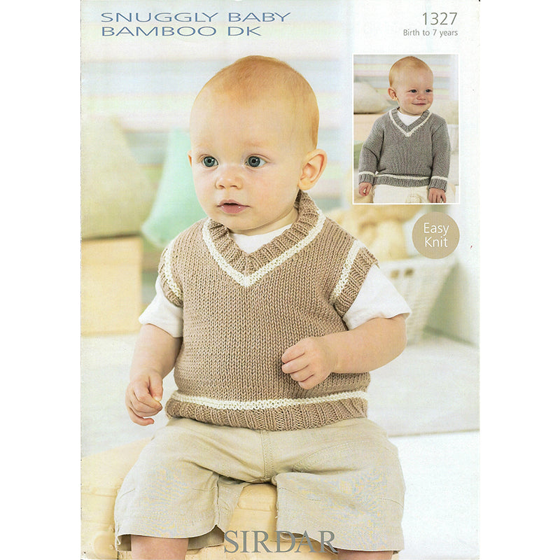 Sirdar 1327 Baby Bamboo Vest