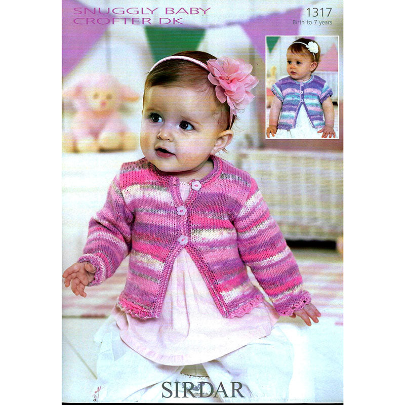 Sirdar 1317 Baby Crofter Cardigan