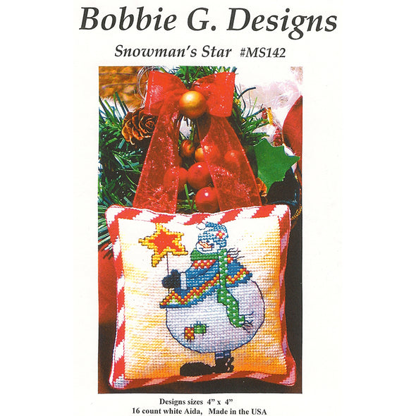 Bobbie G Designs MS142 Snowmans Star
