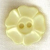 Button 190762 Yellow Floral 13mm