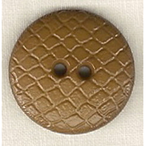 Button 266611 Tan Reptile skin  18mm