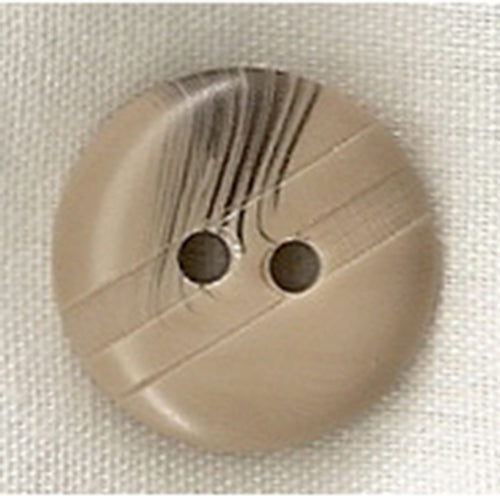 Button 251474 Beige Heather Markings 18mm