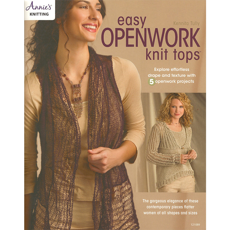 ANNIE'S 121089 Easy Openwork Knit Tops