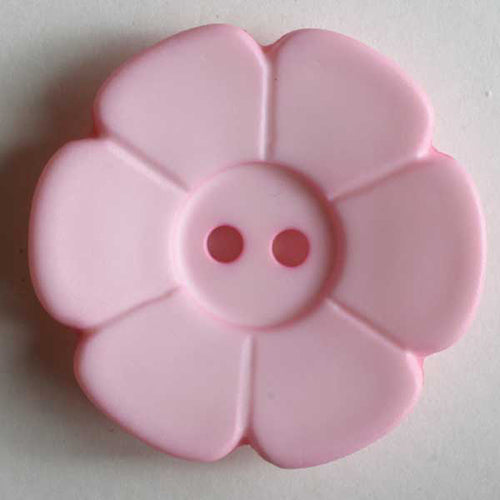 Button 112426 Daisy Pink 15mm