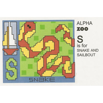 Amy Bruecken Designs AZS S is for Snake and  Sailboat