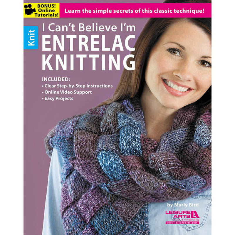 Leisure Arts 5773 I Can't Believe I'm Entrelac Knitting