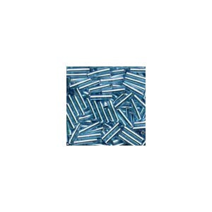 Beads 82054 Aqua Ice Bugle