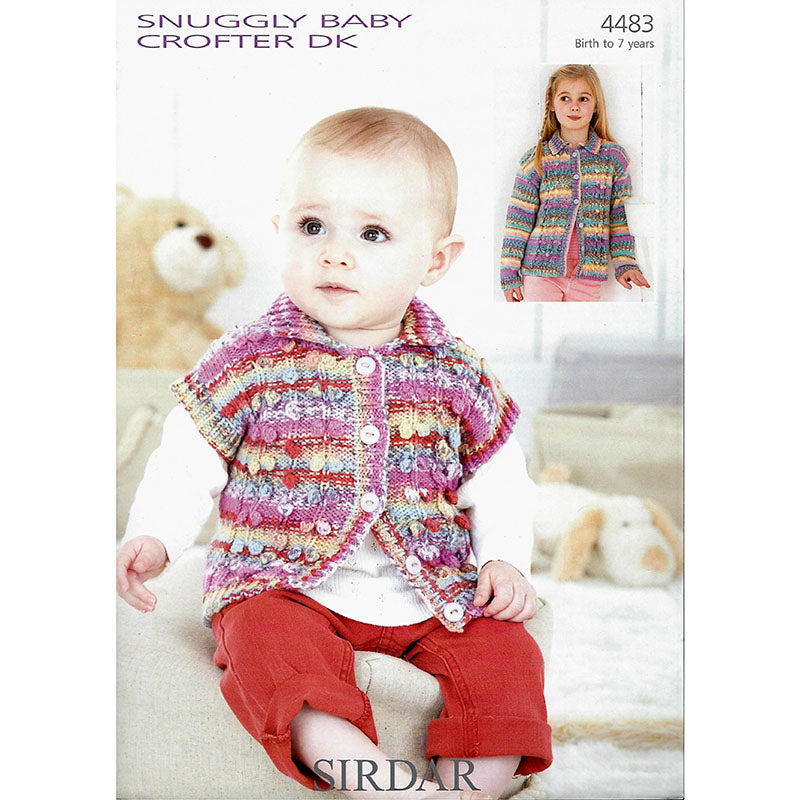 Sirdar 4483 Baby Crofter Cardigan