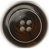 Button 723597KB Brown w/Ring 20mm