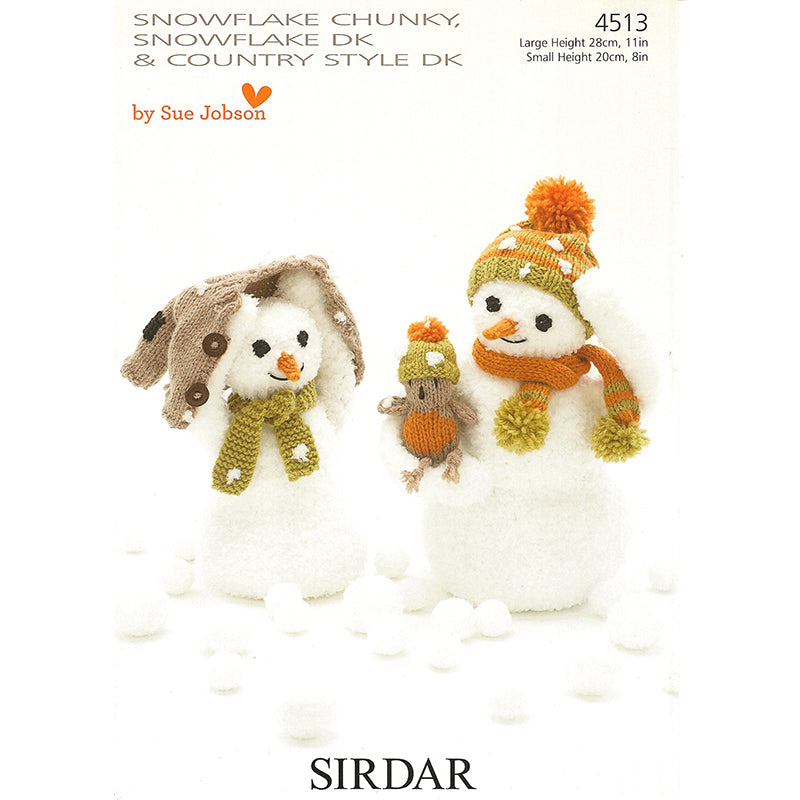 Sirdar 4513 Snowflake Snowman