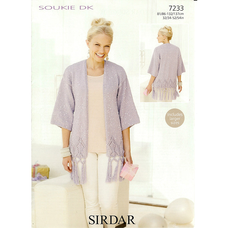 Sirdar 7233 Soukie DK Cardigan