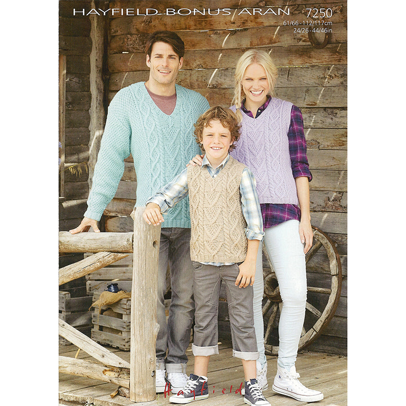 HAYFIELD 7250 Aran Sweater