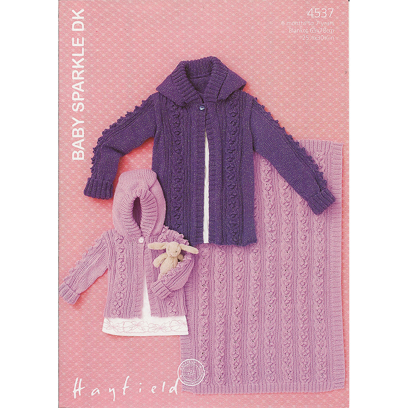 HAYFIELD 4537 Baby Sparkle DK Coat