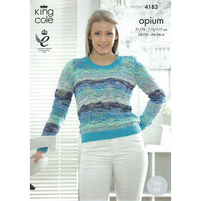 King Cole 4183 Opium Yarn Sweater
