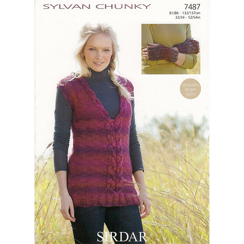 Sirdar 7487 Sylvan Chunky Vest