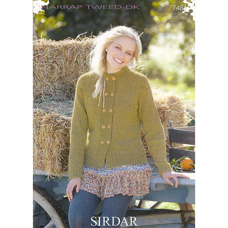 Sirdar 7481 Harrap Tweed Cardigan