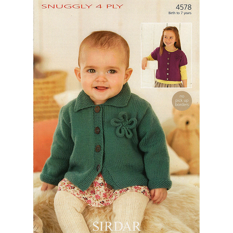 Sirdar 4578 Snuggly 4-ply Cardigan