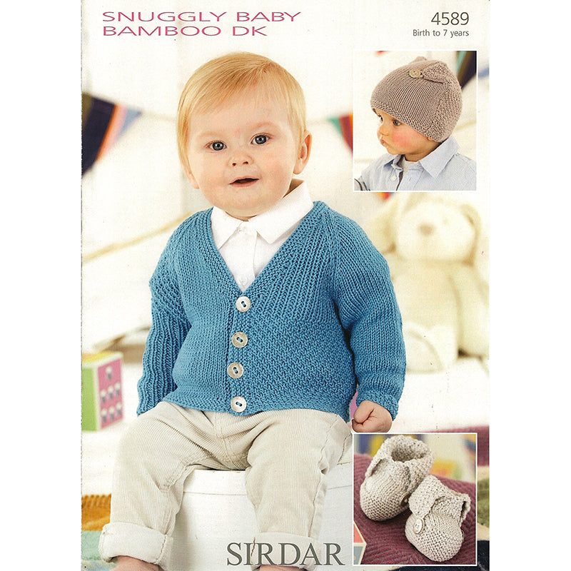 Sirdar 4589 Baby Bamboo Cardigan Set