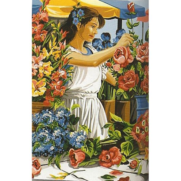 Margo 133.3538 The Flower Seller Canvas only