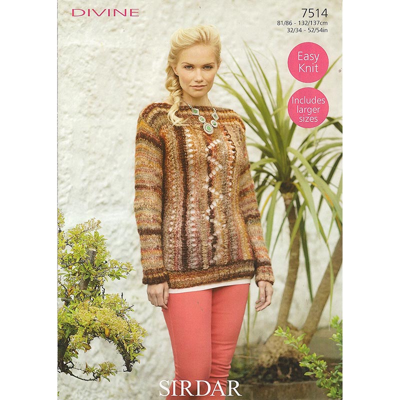 Sirdar 7514  Divine Sweater