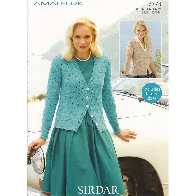 Sirdar 7773 Amalfi DK Cardigan