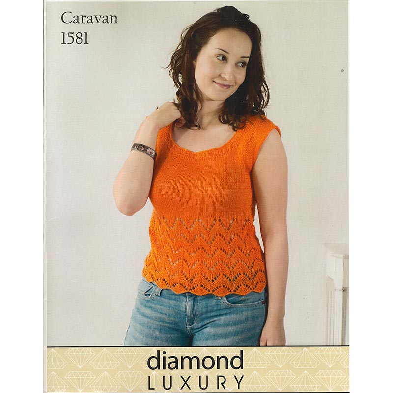 Diamond 1581 Cotton Lace Back Tee