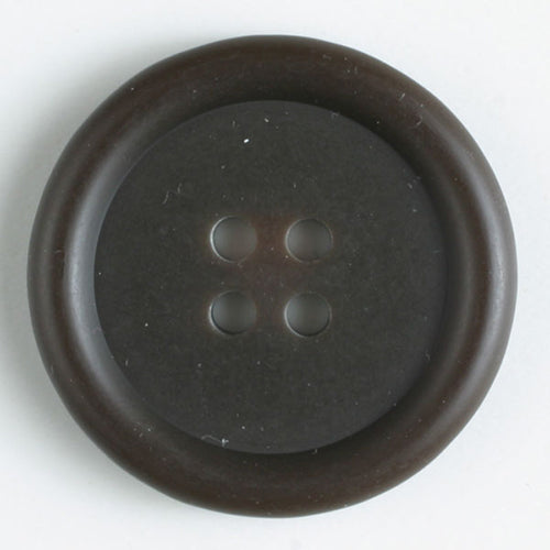 Button 231606 Simple Brown 20mm