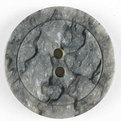 Button 270408 Grey Granite-Look 20mm