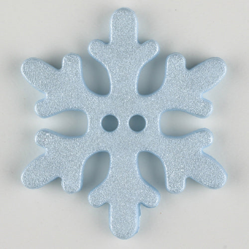 Button 281062 Snowflake Shape 20mm