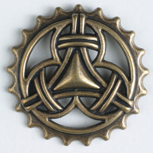 Button 260824 Celtic Knot Metal 23mm