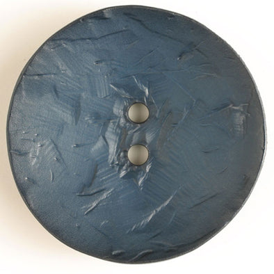 Button 390241 Ink Blue Textured Surface