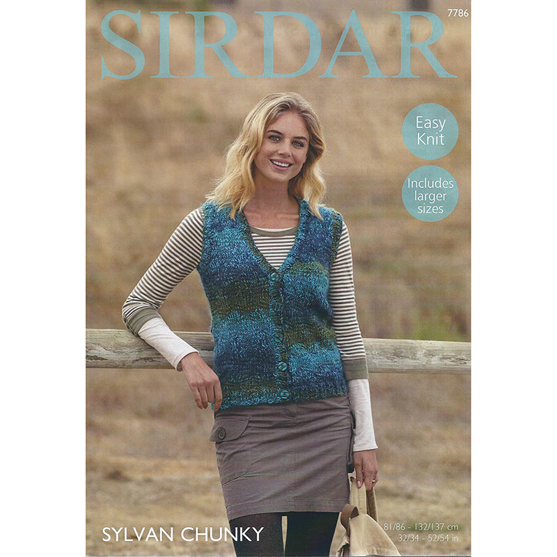 Sirdar 7786 Sylvan Chunky Vest