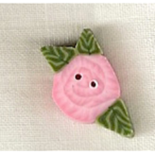Just Another Button Company 2264.t Tiny Pink Rose