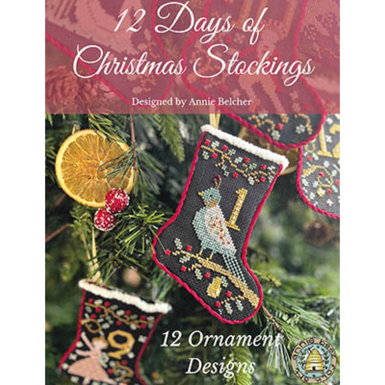 Annie Beez Folk Art 12 Days of Christmas Stockings