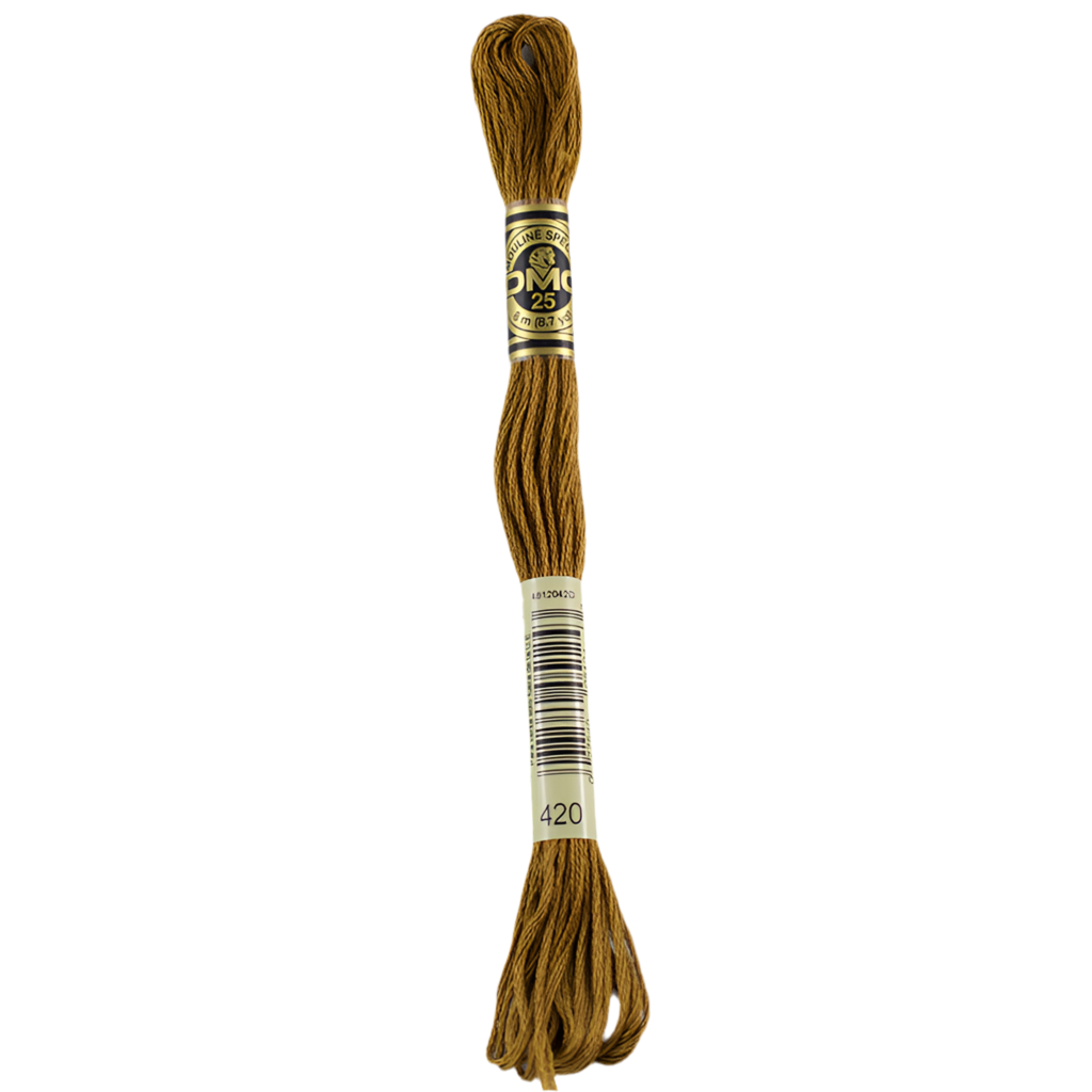 DMC Floss   420 Hazelnut Brown Dark