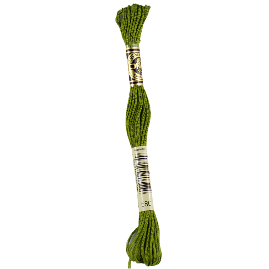 DMC Floss   580 Moss Green Dark