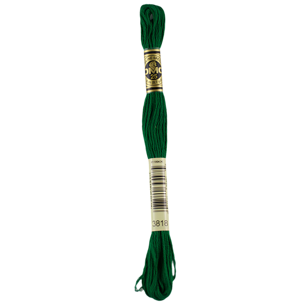 DMC Floss 3818 Emerald Ultra Very Dark