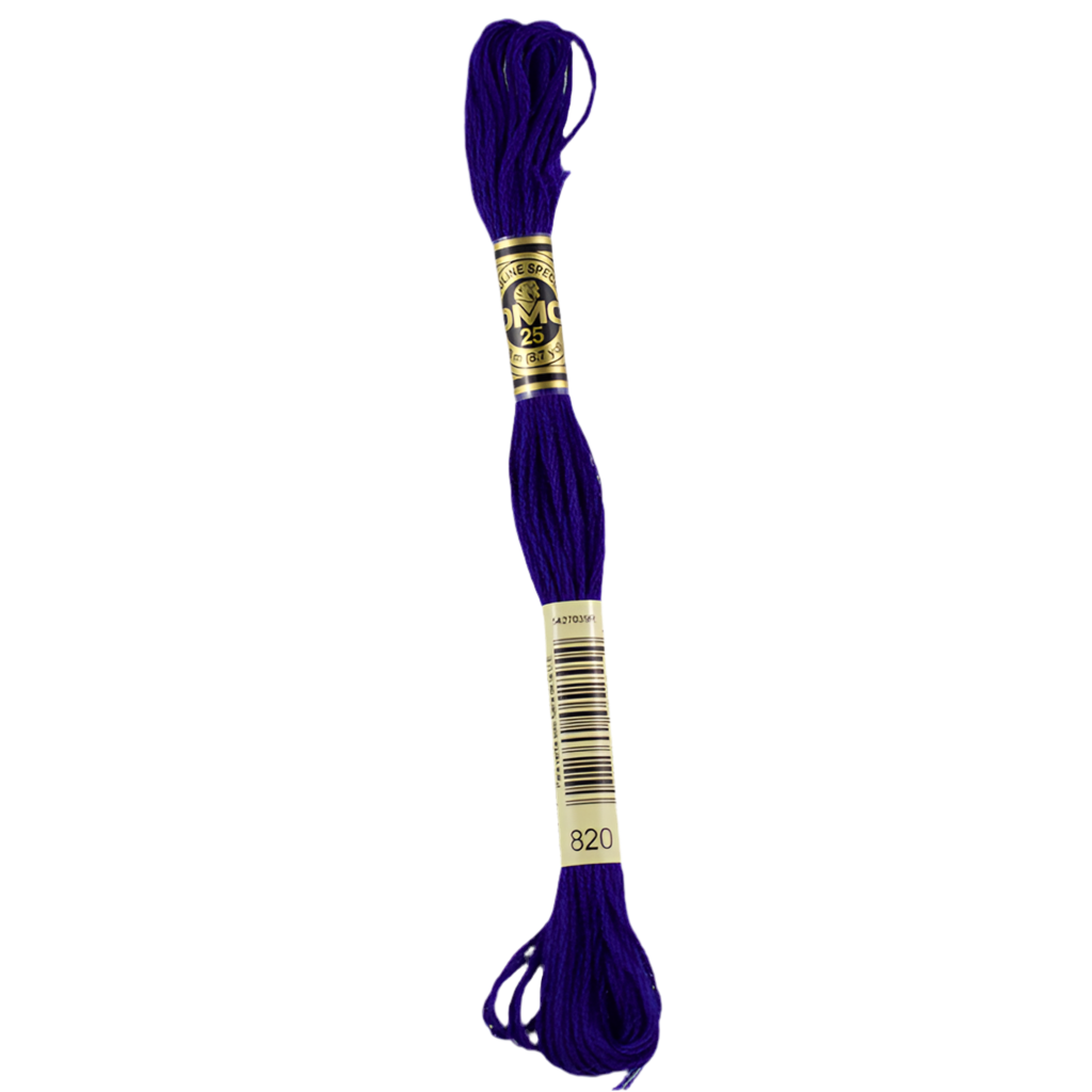 DMC Floss   820 Royal Blue Very Dark