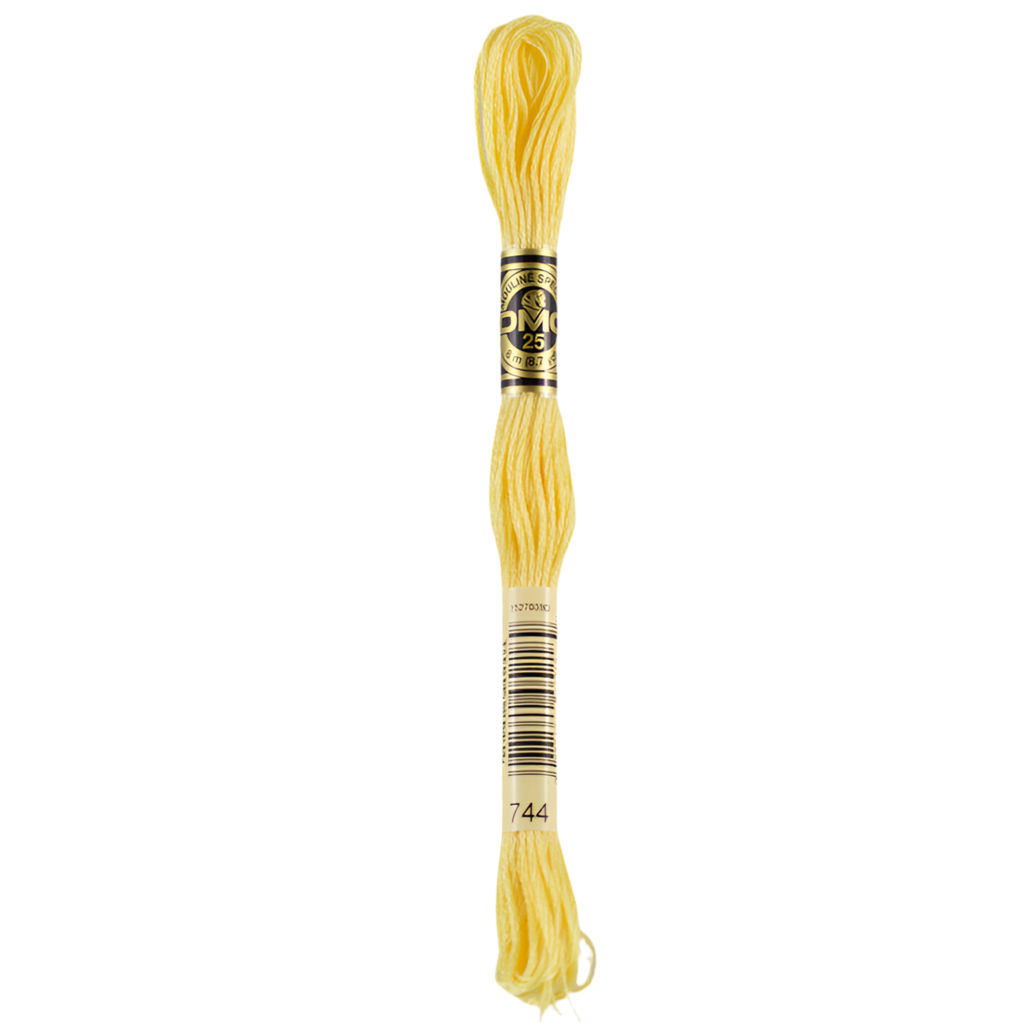 DMC Floss 744 Yellow Pale