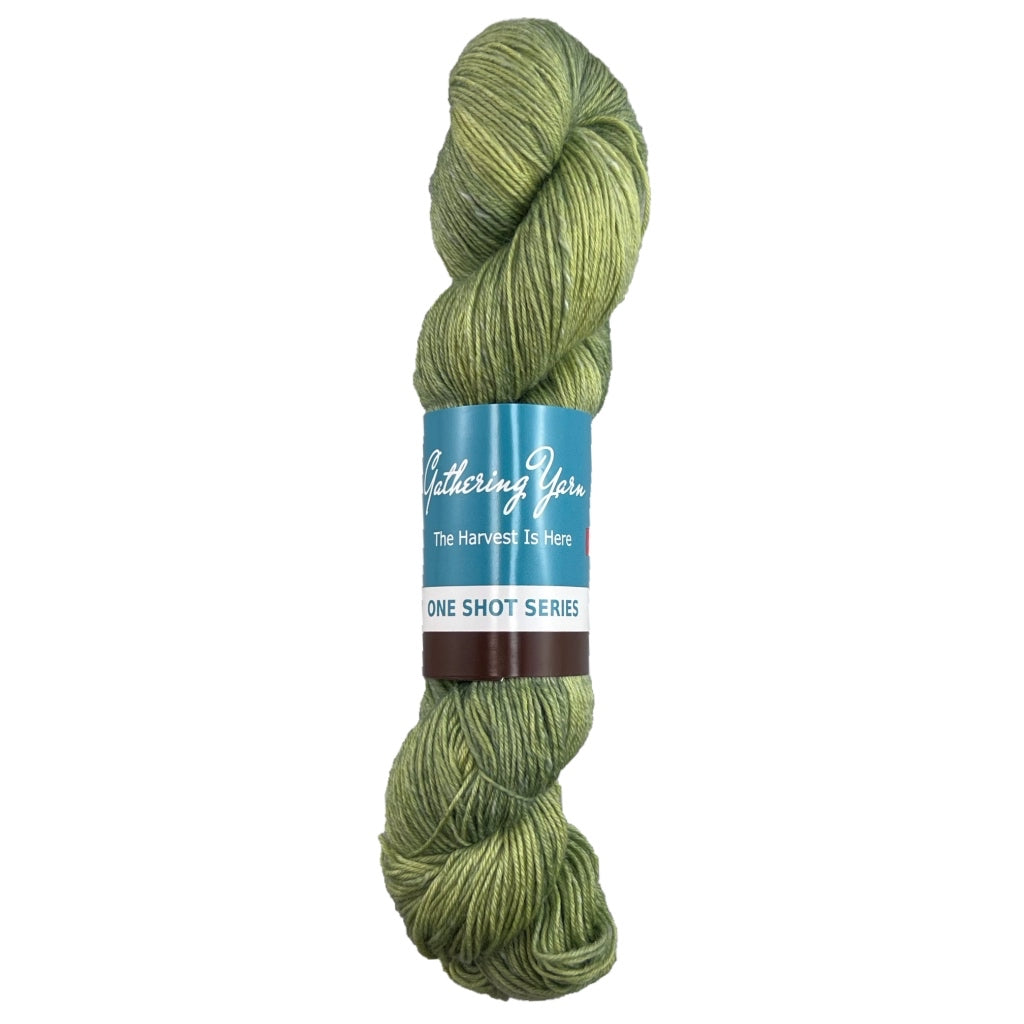 Summertime Painted Sock Warm Green