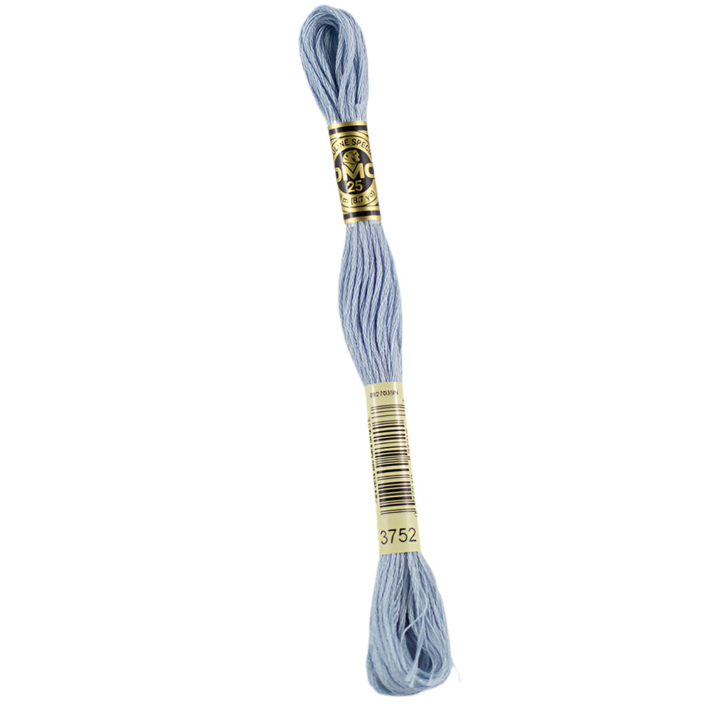 DMC Floss 3752 Antique Blue Very Light