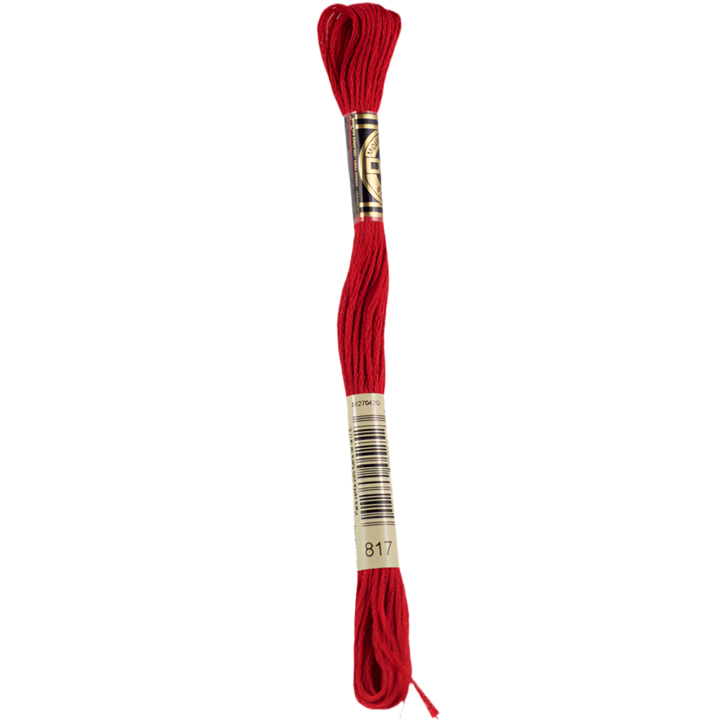 DMC Floss   817 Coral Red Very Dark