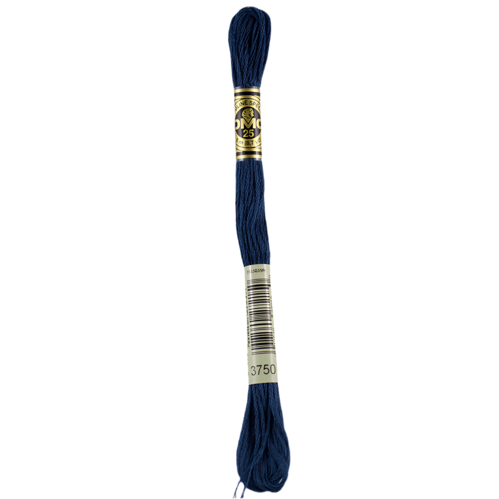 DMC Floss 3750 Antique Blue Very Dark