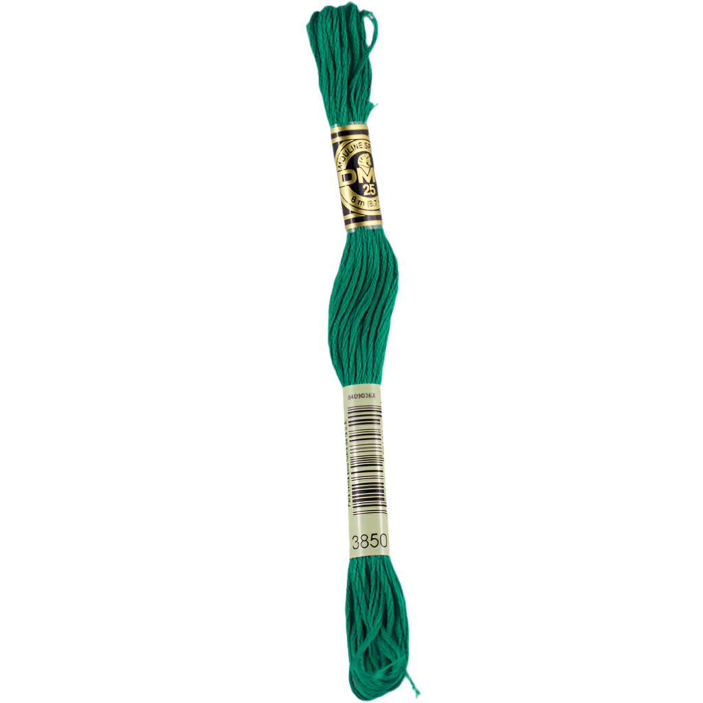 DMC Floss 3850 Green Bright Dark