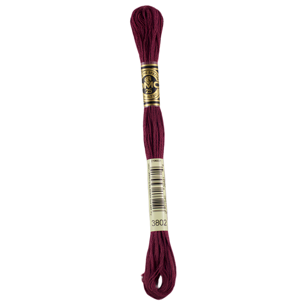 DMC Floss 3802 Antique Mauve Deep