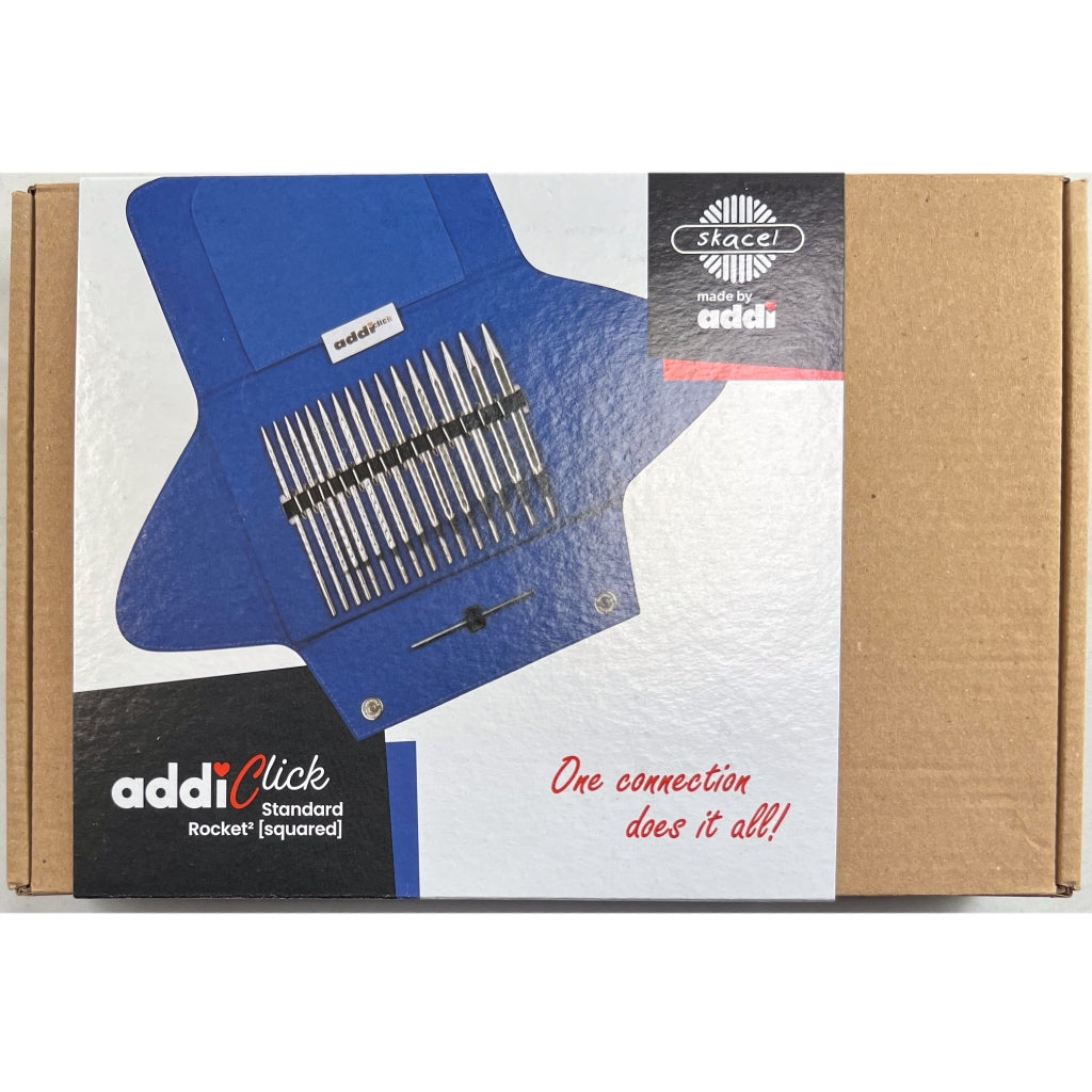 IC Circular Needle Gift Set AddiClick Rocket² [Squared] 5" - Standard