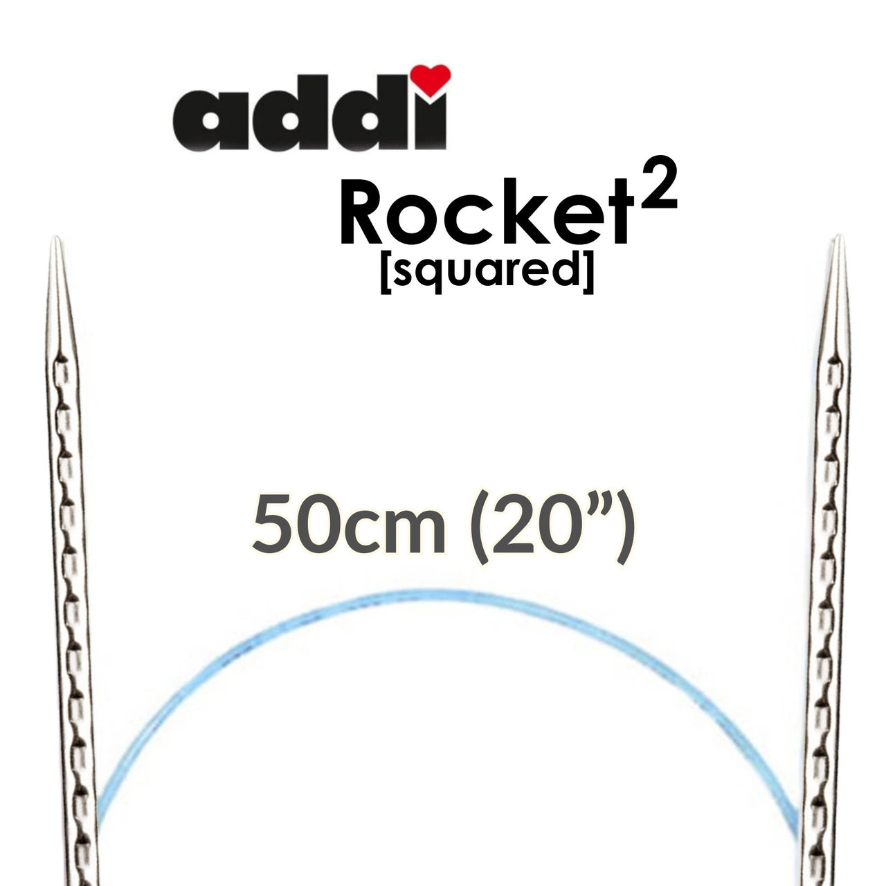 Circular Needle  50cm Addi Rocket² [squared]