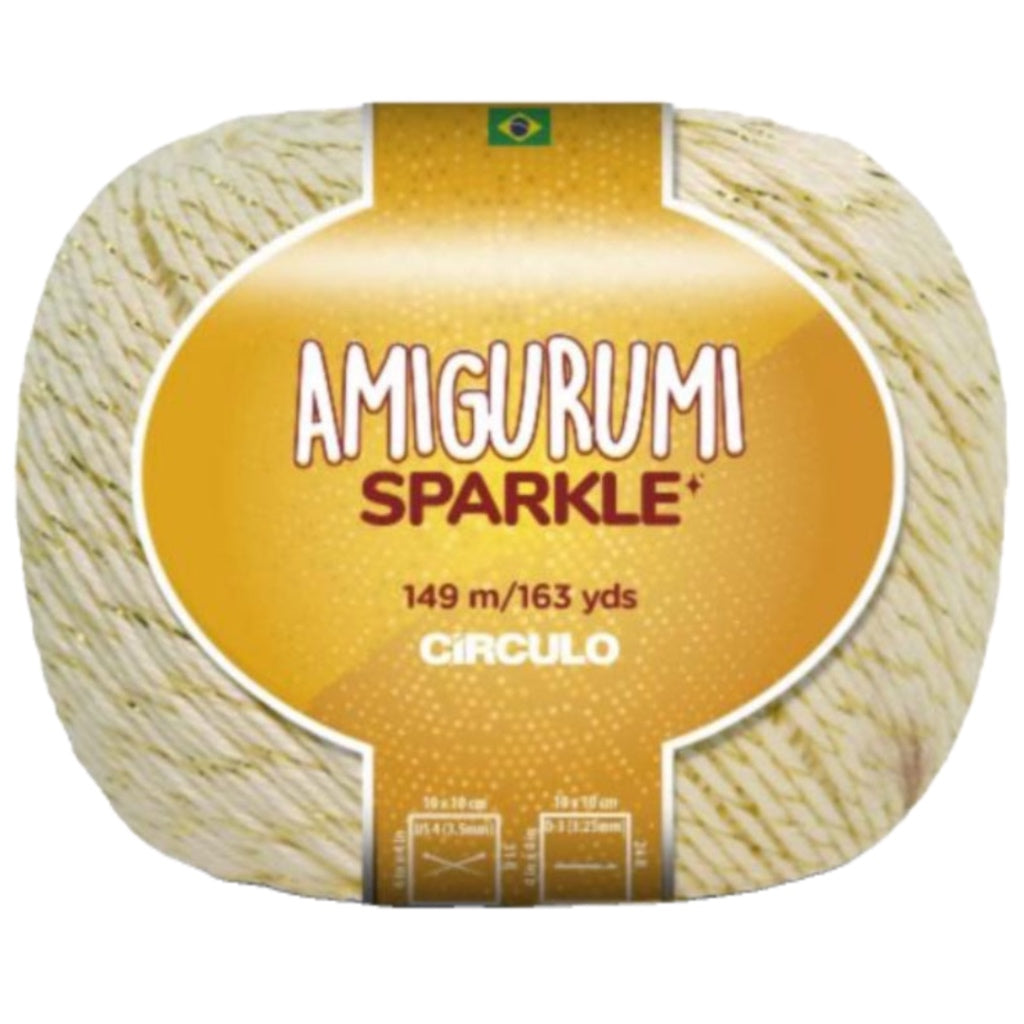 Amigurumi S 1112 Sparkle Light Gold