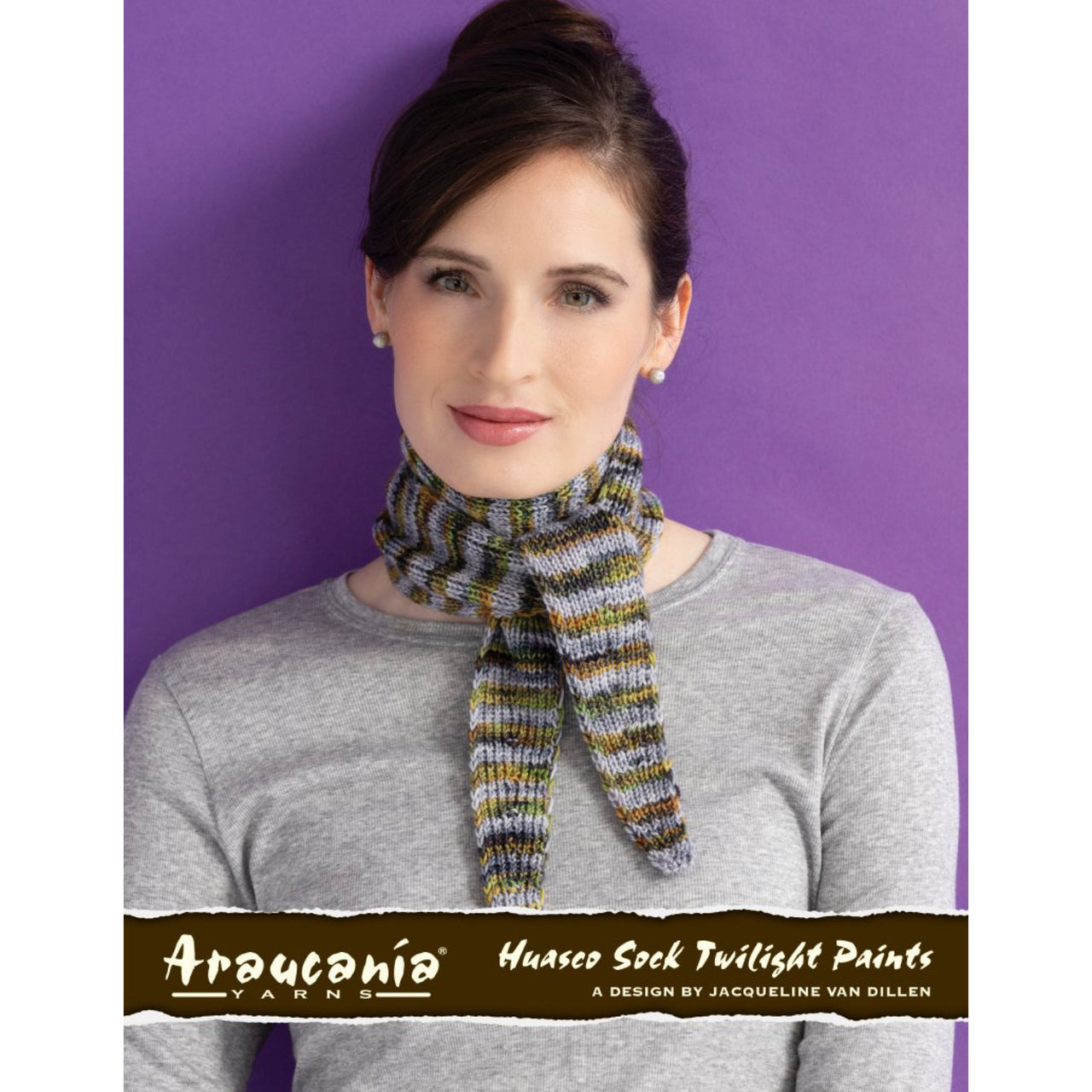 Araucania 144-01 Huasco Sock Twilight P Jenna Scarf