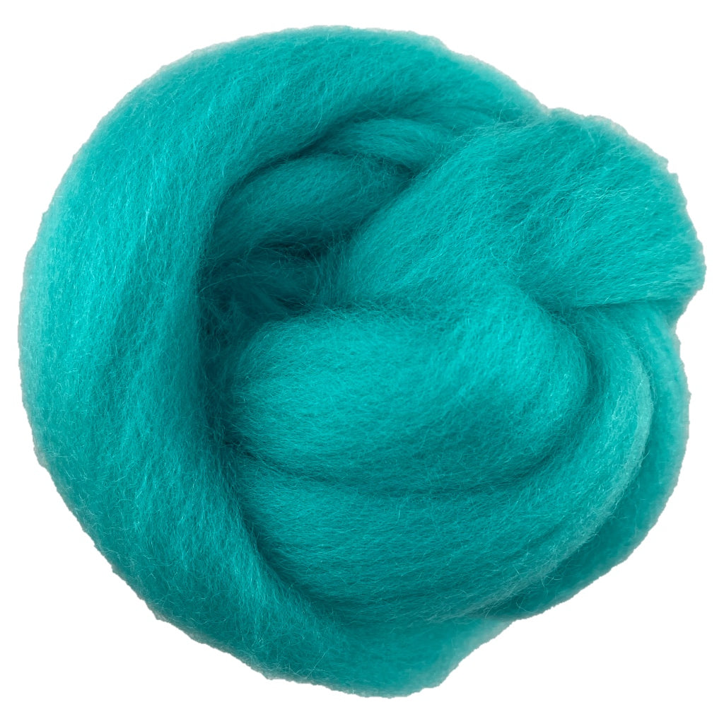 Corriedale Fibre 067 Aqua
